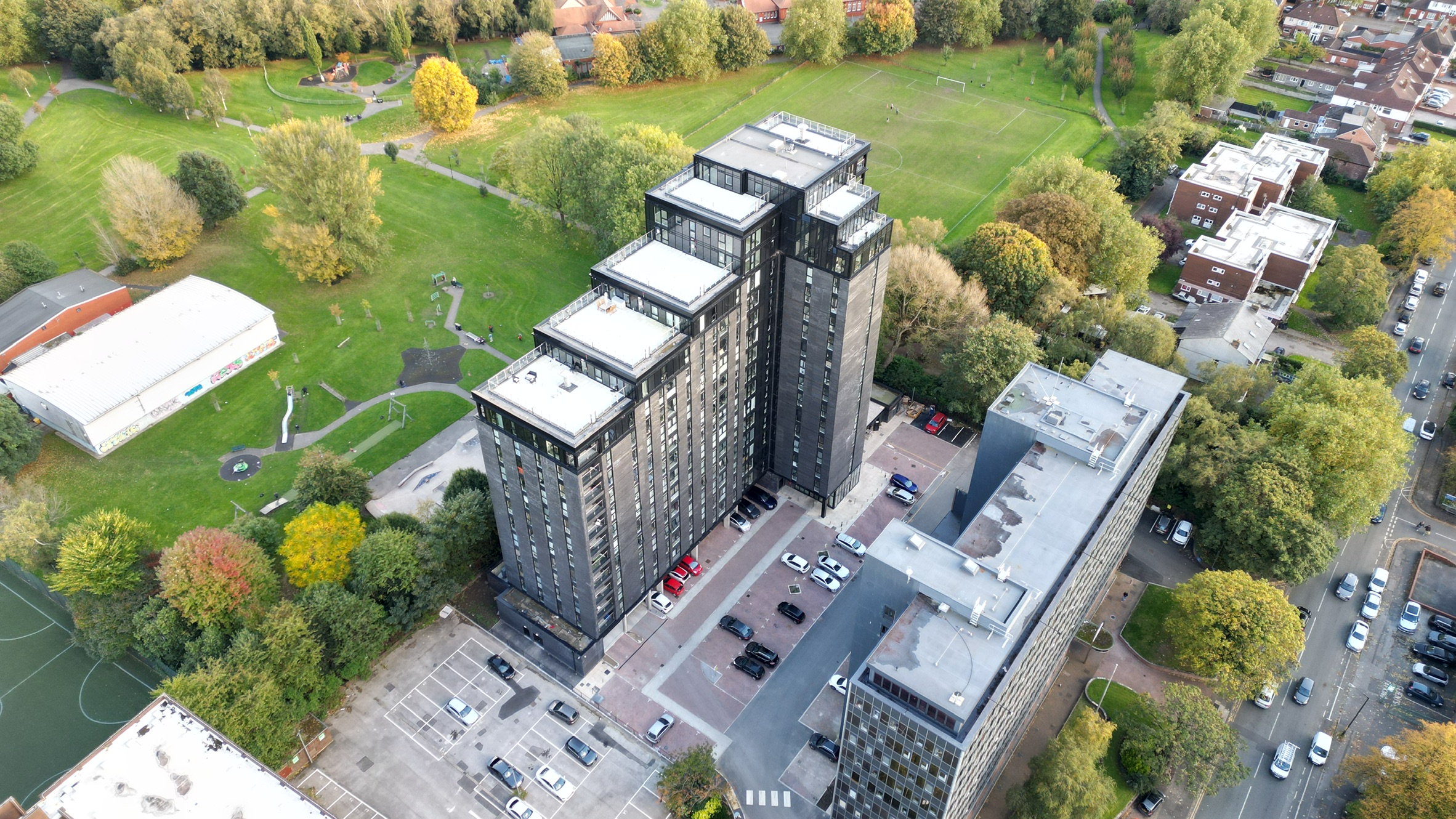 Commercial Drone Surveys in Machester by Aerial Motion Photography 