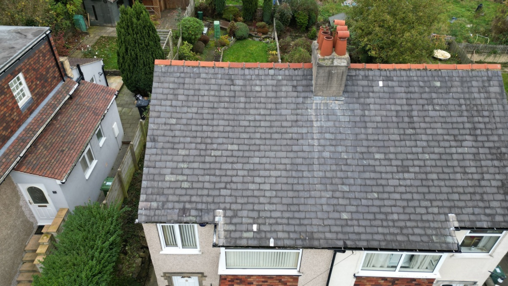 Drone Roof in Manchester by Aerial Motion Photography